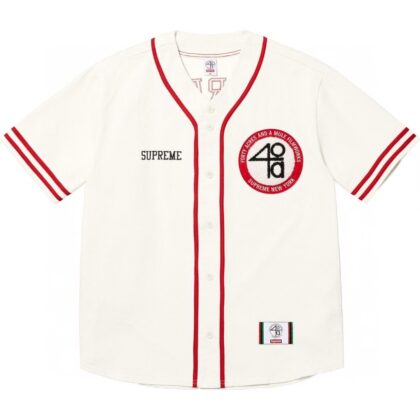Supreme x 40 Acres Twill Baseball Jersey