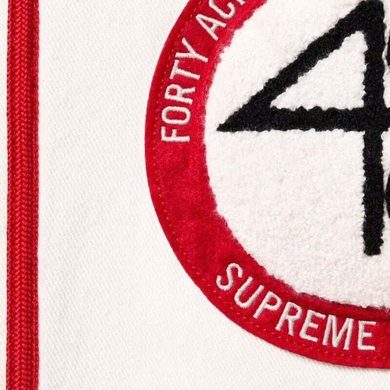 Supreme x 40 Acres Twill Baseball Jersey - Image 3