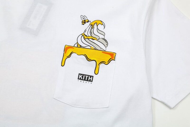 Polera Kith Treats Honey II Pocket White - Image 4